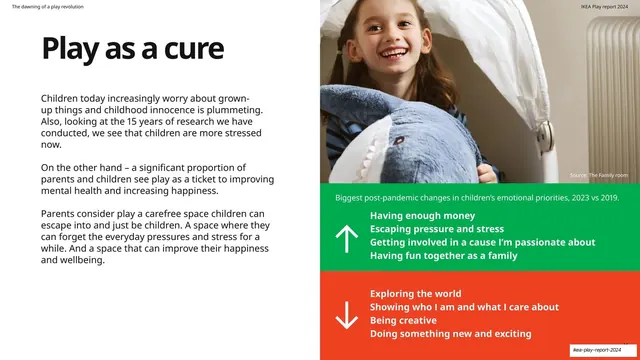 Play as a cure with priority shifts