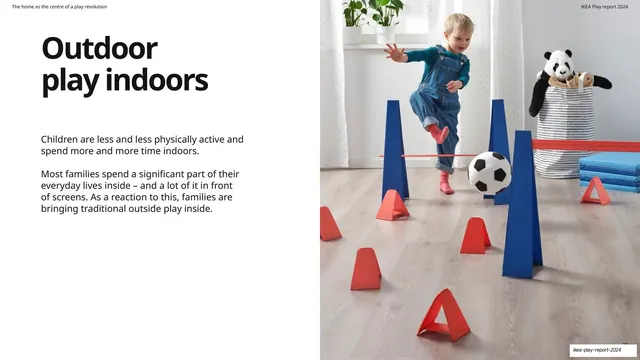 Outdoor play indoors spread