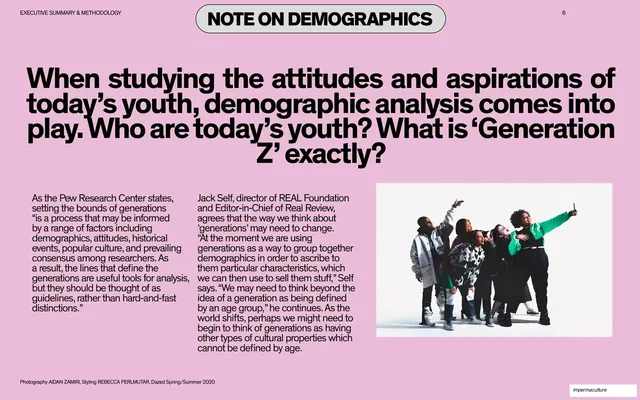 Note on demographics spread