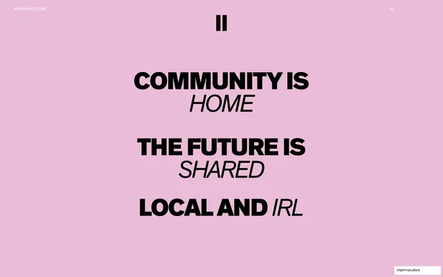 Community sub-themes pink title slide