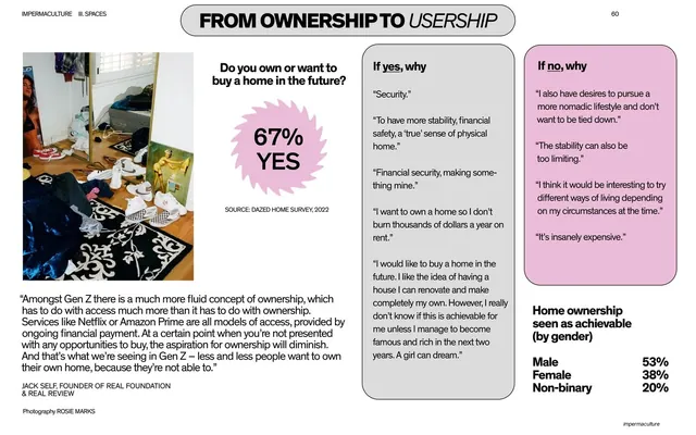 From ownership to usership data spread