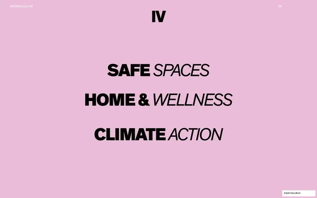 Health & Safety chapter contents on pink