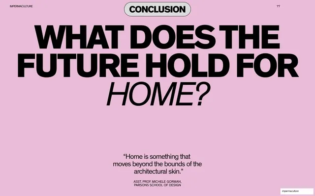 Conclusion section cover on lilac