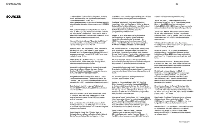 Sources bibliography page one