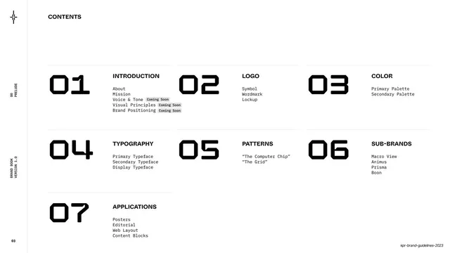 Contents page, light-mode, minimal, light