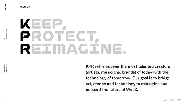 Mission - Keep, Protect, Reimagine, light-mode, minimal, light
