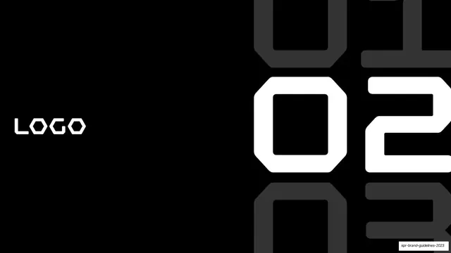 Logo section divider, dark-mode, monochrome, dark