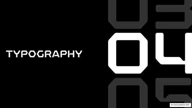 Typography section divider, dark-mode, monochrome, dark