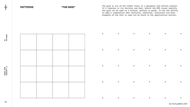 Pattern - "The Grid, light-mode, technical, light