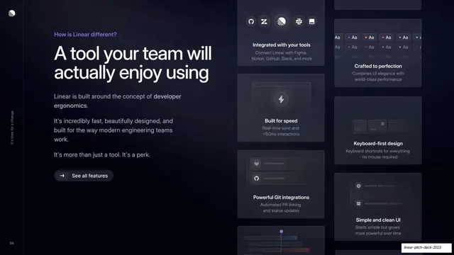 A tool your team will actually enjoy using, dark-mode, minimal, dark