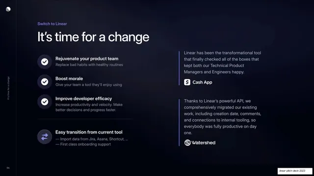 It's time for a change - switch benefits