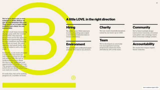 A little LOVE. in the right direction progress, editorial, swiss, warm
