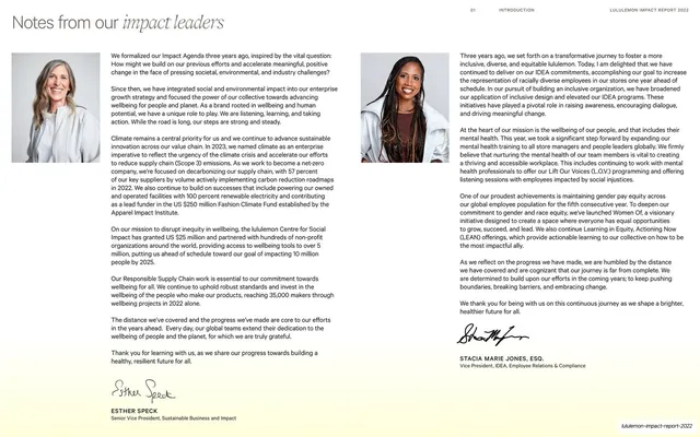 Notes from our impact leaders