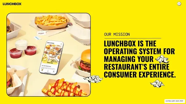 Lunchbox mission statement slide