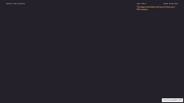 Animated graphic mark placeholder