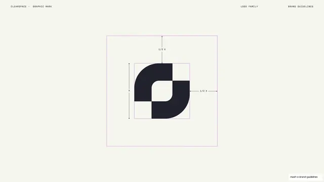Graphic mark clearspace