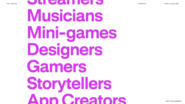Mash creator audience type list