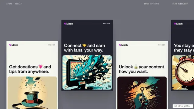 Mash regular flyer mockups