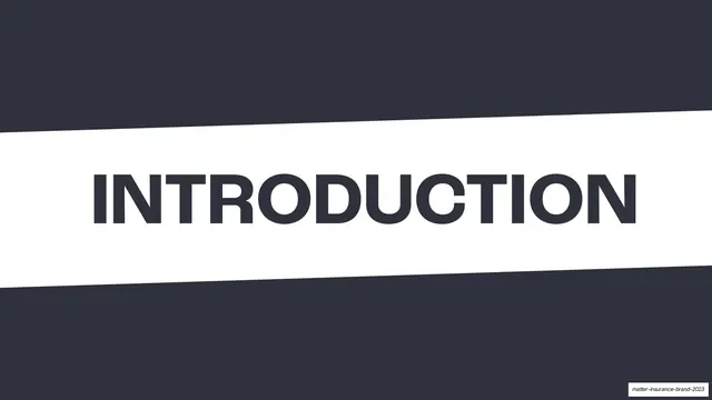 INTRODUCTION section divider, editorial, swiss, dark