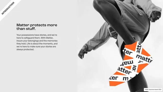 Matter protects more than stuff narrative, editorial, minimal, light
