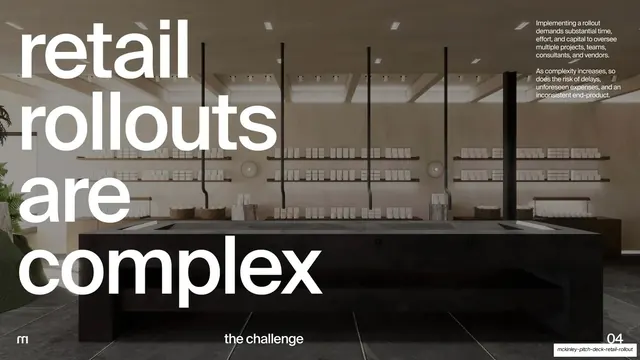 Retail rollouts are complex challenge divider, dark-mode, editorial, dark