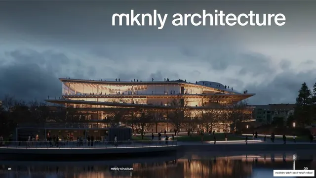 mknly architecture render divider, dark-mode, photographic, dark