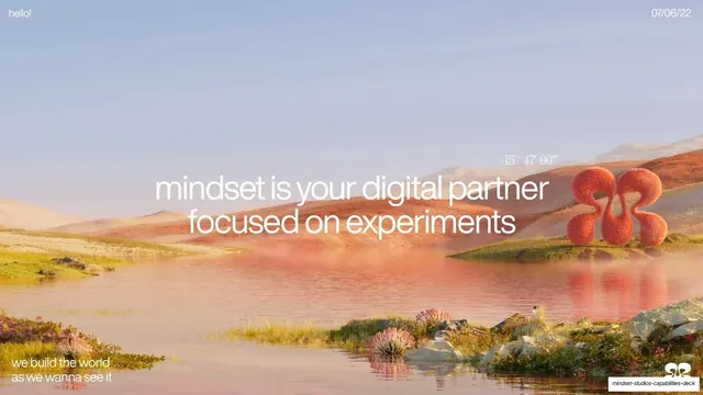 Mindset Studios Capabilities Deck 2024, editorial, minimal, light