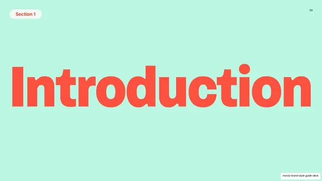 Section 1 Introduction divider