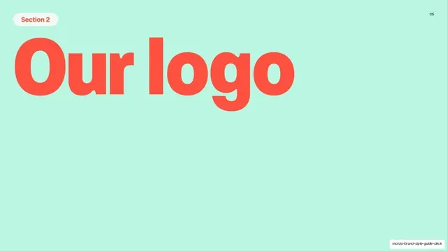 Section 2 Our logo divider