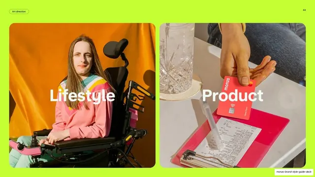 Lifestyle versus product diptych