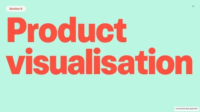 Monzo product visualisation section divider
