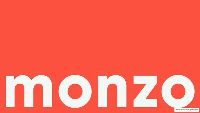 Monzo closing logo on hot coral