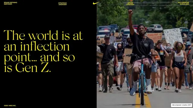 Inflection point / Gen Z statement