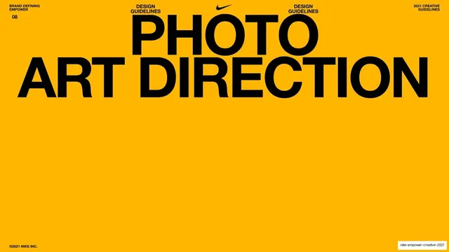 Photography Art Direction section divider