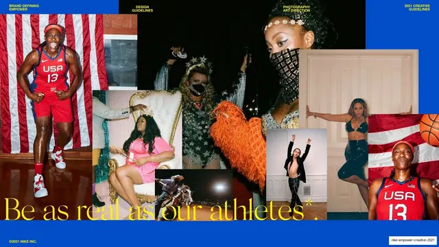 Be as real as our athletes collage