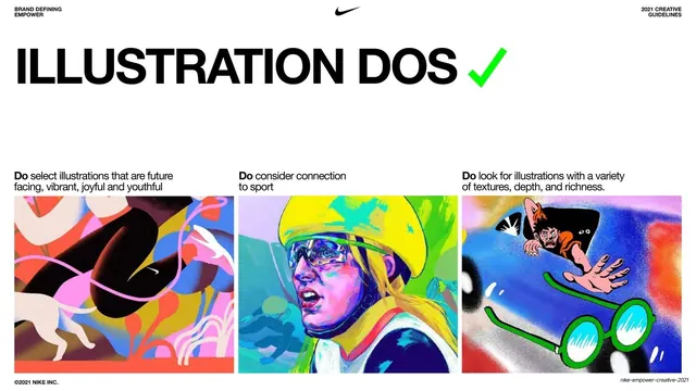 Illustration Dos three-panel examples
