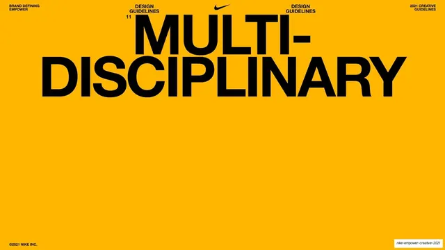 Multi-disciplinary section divider