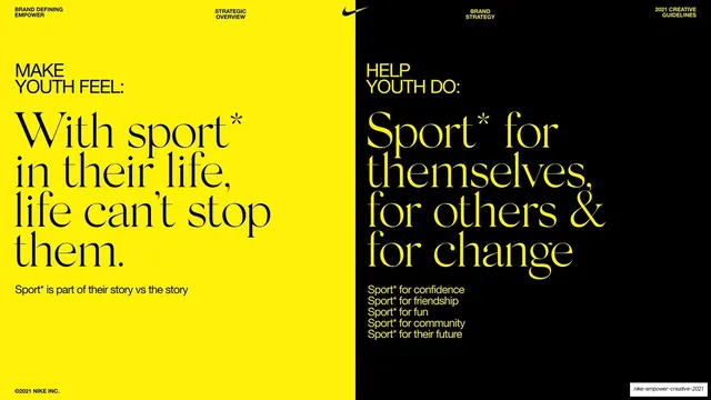 Make youth feel, help youth do statement slide