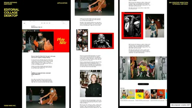 Editorial Collage article page, desktop