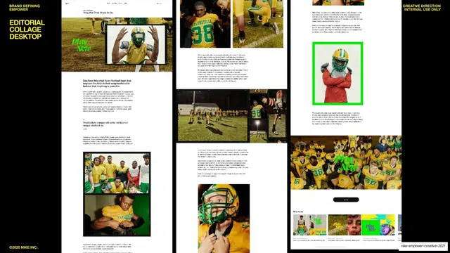 Editorial Collage article page, desktop sports
