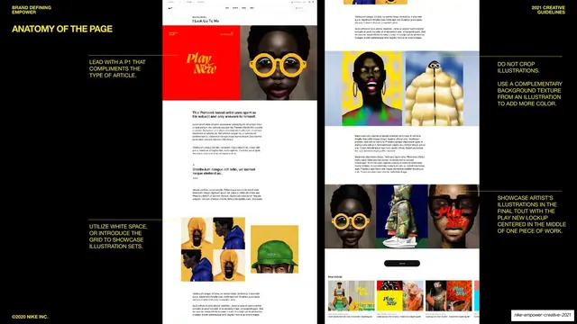 Anatomy of the page, illustration guidelines