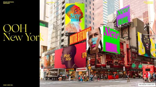 OOH New York street-level billboards