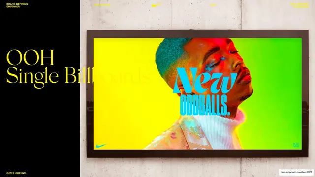 OOH single billboard portrait execution