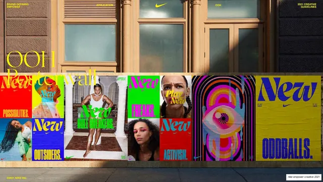 OOH posterwall creative variants