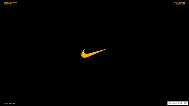 Orange Swoosh pause slide