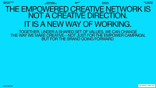 New way of working statement slide