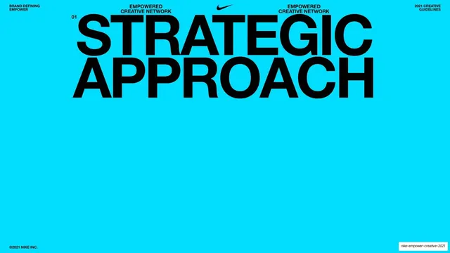 Strategic Approach subsection divider