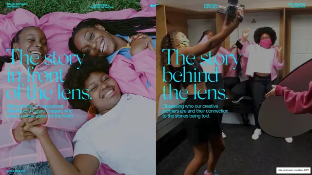 Story in front of / behind the lens diptych