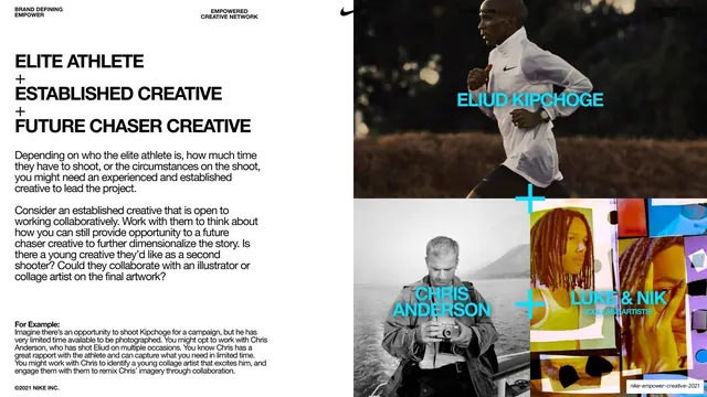 Elite Athlete + Established + Future Chaser Creative