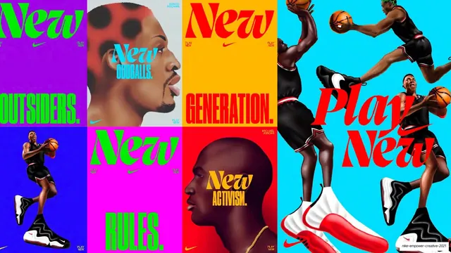 New campaign poster grid with Play New